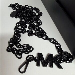 Michael Kors Black Chain Belt